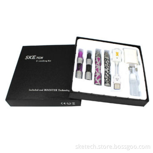 Electronic cigarette starter kit tank, with a fashionable gift box